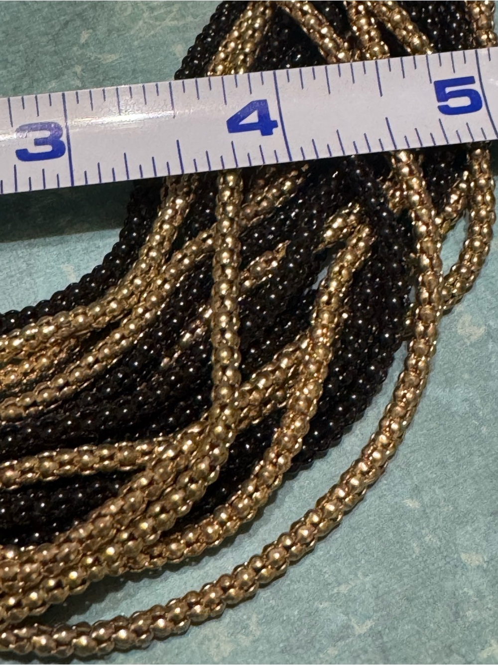 VINTAGE MULTI STRAND NECKLACE - Picture 3 of 9